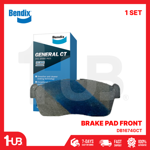 BENDIX BRAKE PAD SUZUKI CELERIO 2009-14 / CARRY DA32V 1999-05 DB1674GCT ( 1 SET )