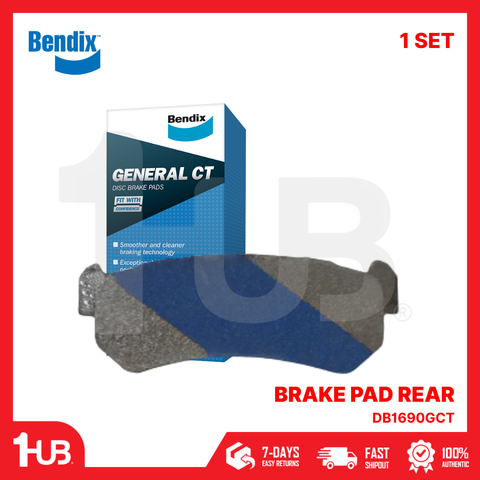 BENDIX BRAKE PAD CHEVROLET OPTRA 2003-08 REAR DB1690GCT ( 1 SET )