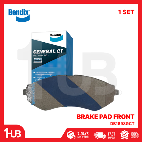 BENDIX BRAKE PAD CHEVROLET OPTRA 2003-08 FRONT DB1698GCT ( 1 SET )