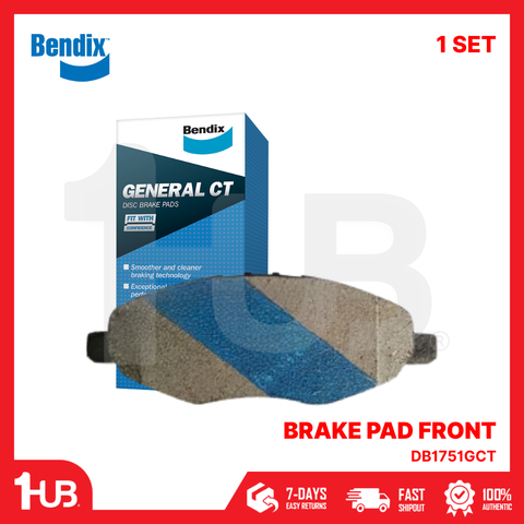 BENDIX BRAKE PAD TOYOTA INNOVA (IMPORTED) FRONT DB1751GCT ( 1 SET )