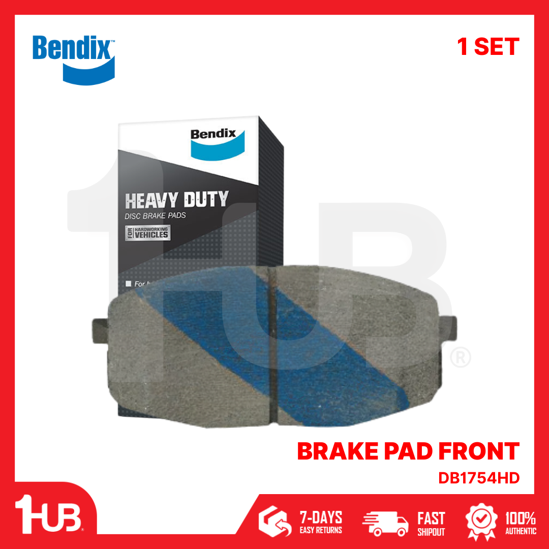 BENDIX BRAKE PAD KIA CARENS 2007-13 FRONT DB1754HD ( 1 SET )