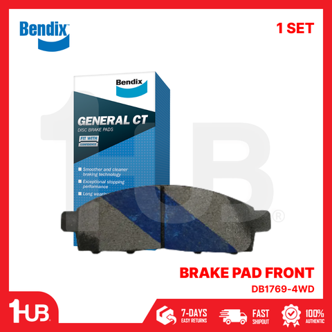 BENDIX BRAKE PAD NISSAN URVAN ESTATE 2003-15 / NV350 URVAN 2015-21 FRONT DB1769-4WD ( 1 SET )