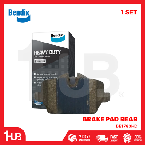 BENDIX BRAKE PAD BMW 3 SERIES (E90) / 1 SERIES 2005-11 REAR DB1783HD ( 1 SET )