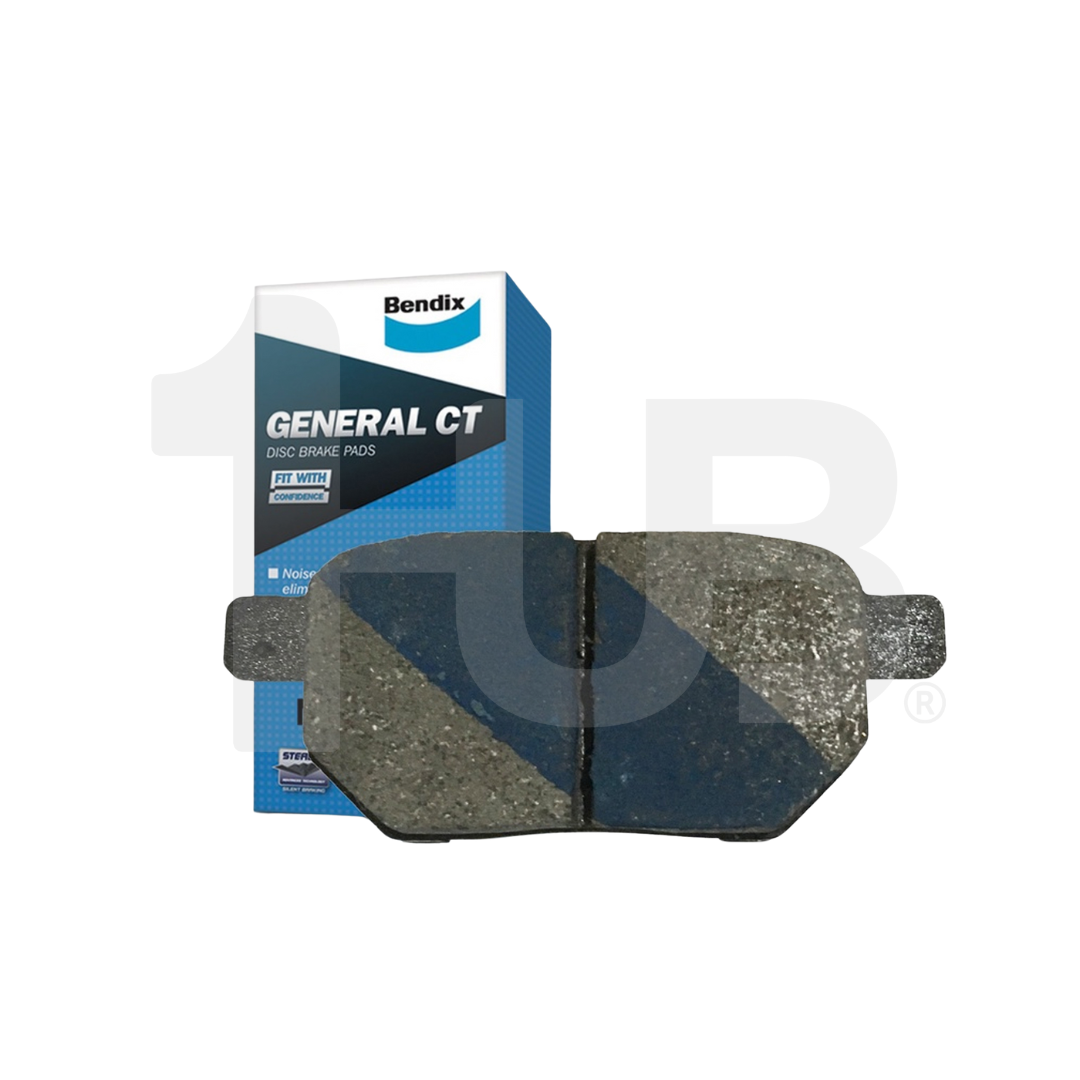 Bendix General CT brake pads with packaging on a white background