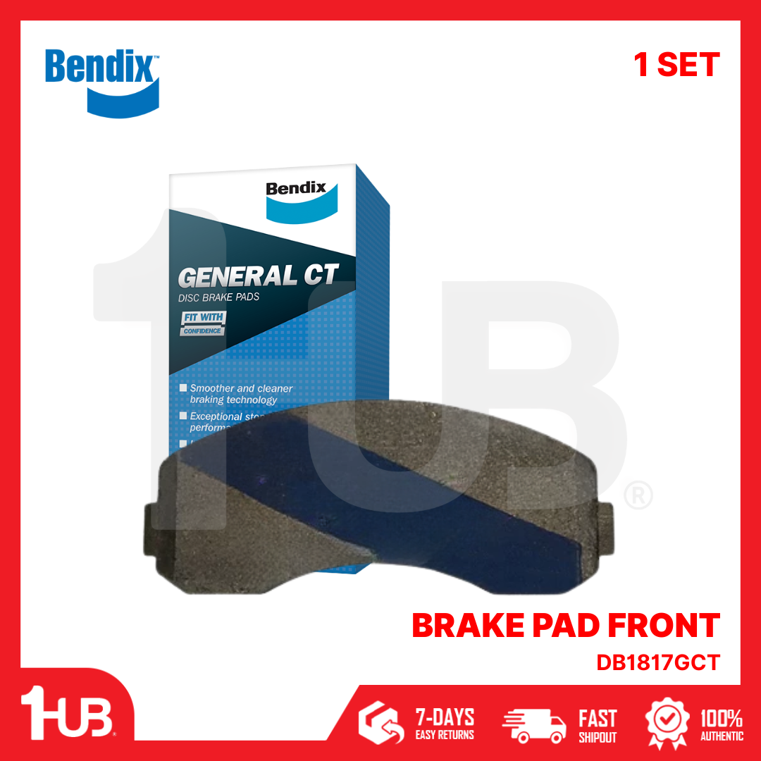 BENDIX BRAKE PAD KIA KC2700 , K2700 PANORAMIC 2005-18 FRONT DB1817GCT ( 1 SET )