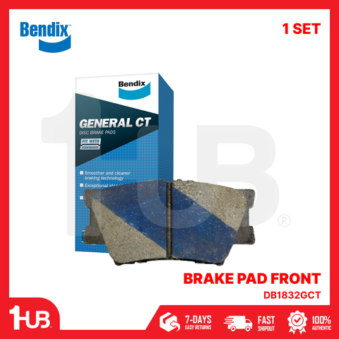 BENDIX BRAKE PAD TOYOTA CAMRY , RAV-4 2006-18 REAR DB1832GCT ( 1 SET )