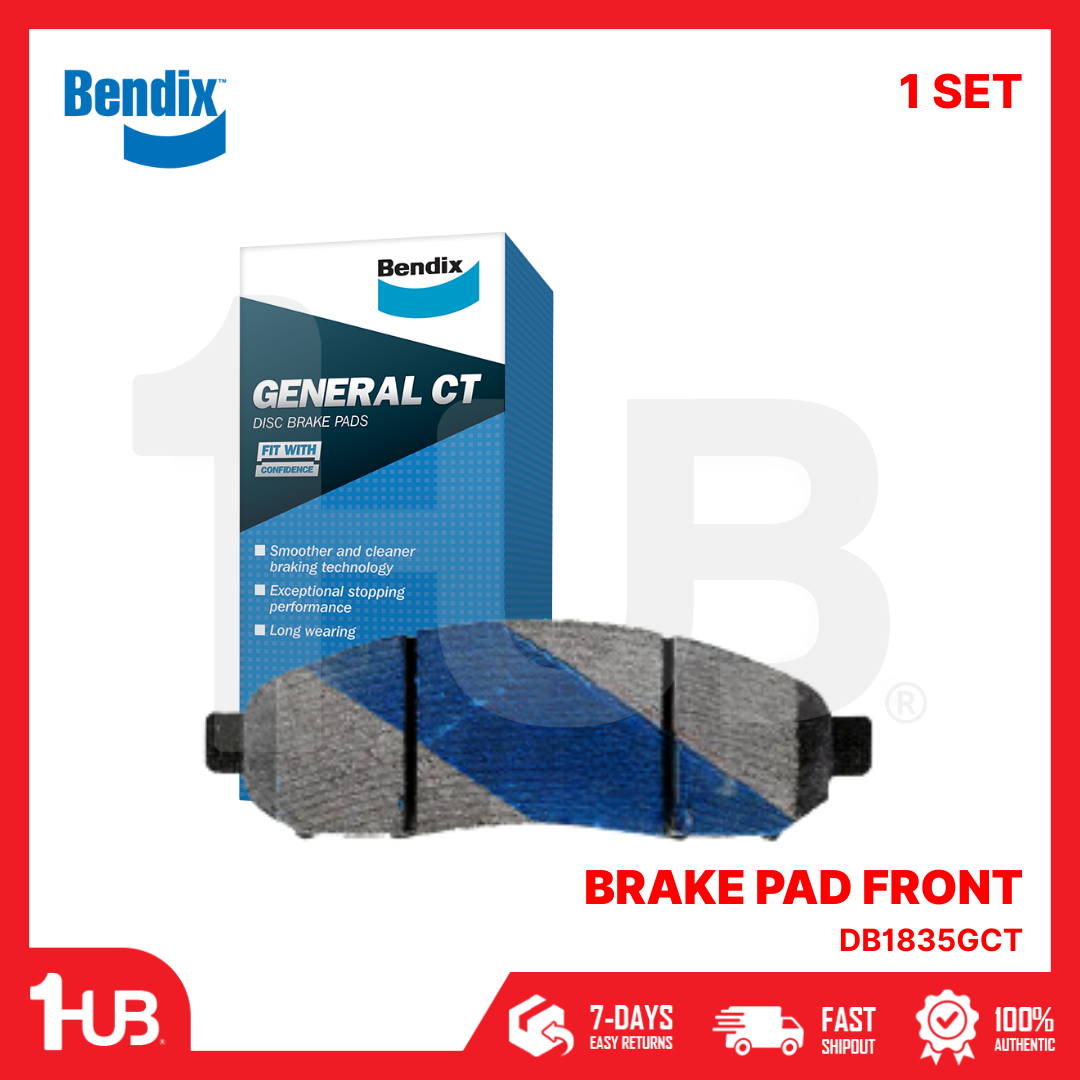 BENDIX BRAKE PAD NISSAN FRONTIER NAVARA 2007-14 FRONT DB1835GCT ( 1 SET )