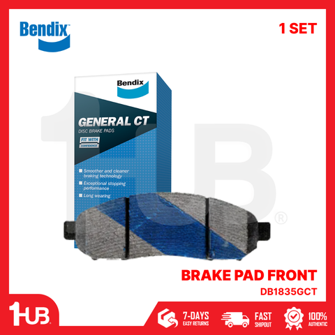 BENDIX BRAKE PAD NISSAN FRONTIER NAVARA 2007-14 FRONT DB1835GCT ( 1 SET )