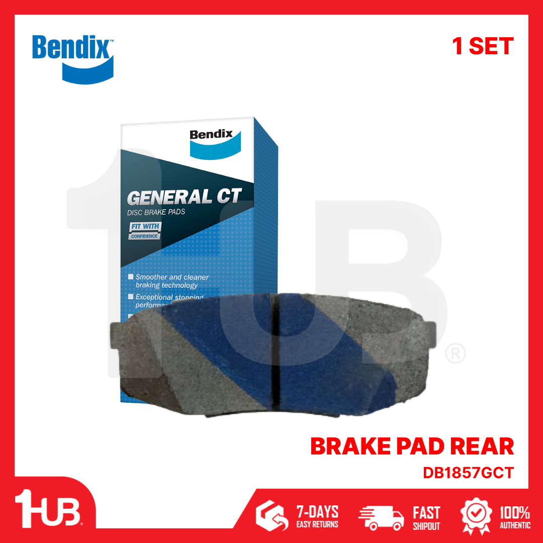 BENDIX BRAKE PAD TOYOTA LANDCRUISER 200 2008-19 / SEQUIAO , LX570 2008-17 REAR DB1857GCT ( 1 SET )