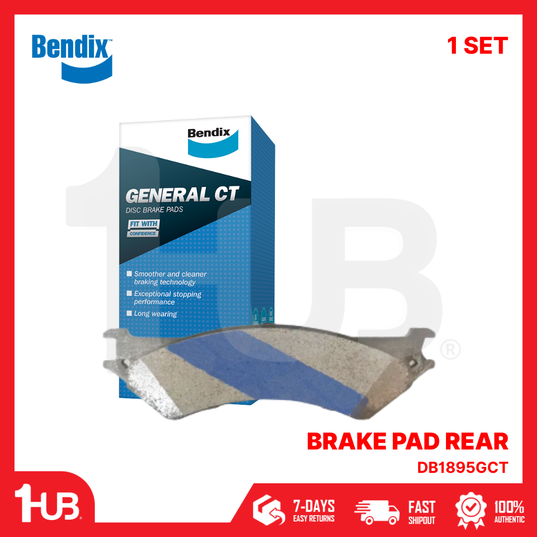 BENDIX BRAKE PAD FORD E-150 , E-350 2008-15 REAR DB1895GCT ( 1 SET )
