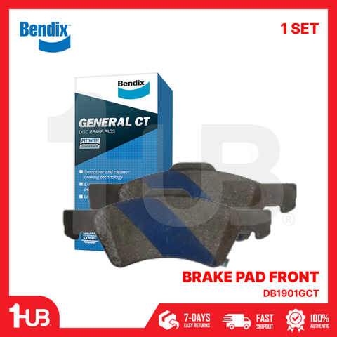 BENDIX BRAKE PAD CHRYSLER TOWN & COUNTRY 2004-09 FRONT DB1901GCT ( 1 SET )