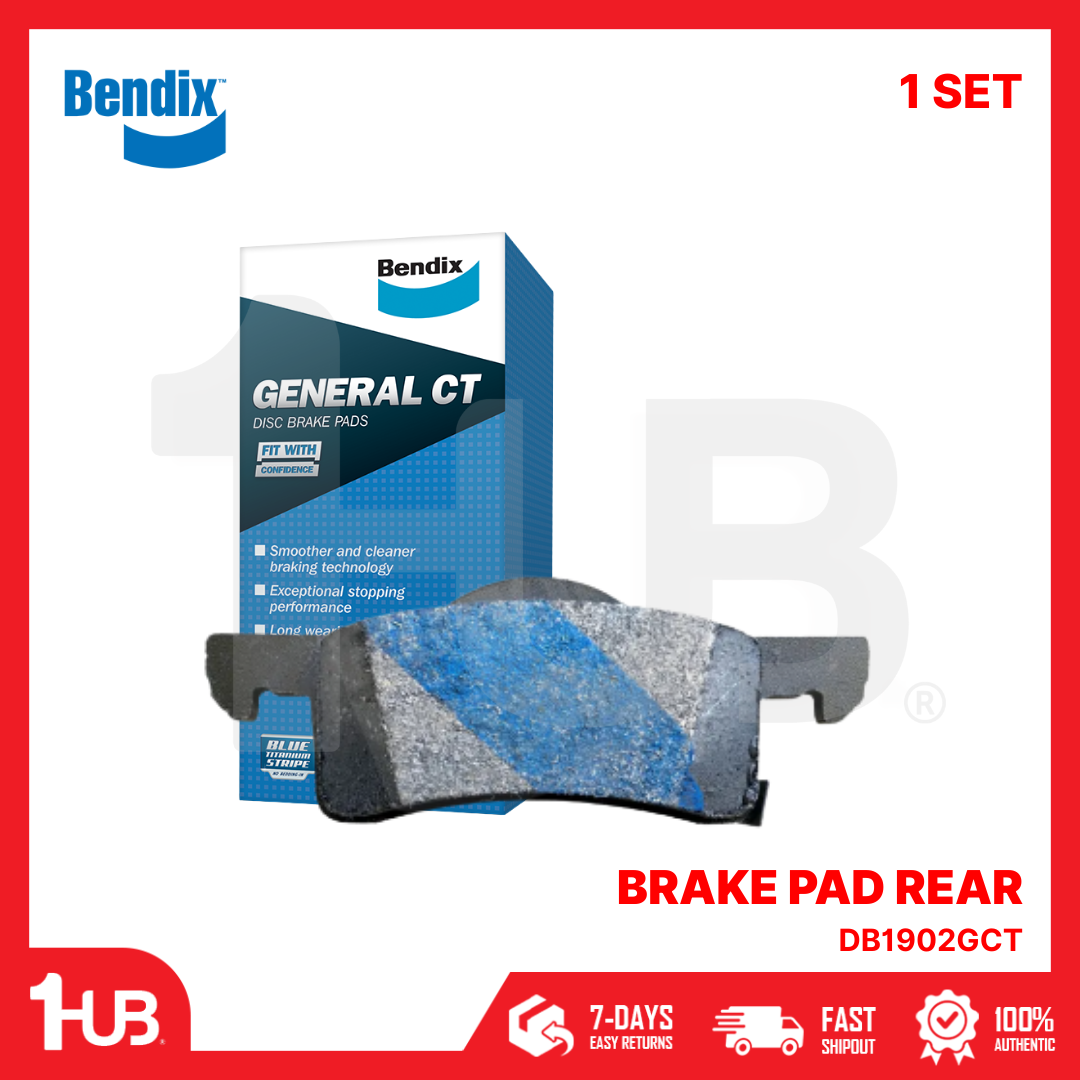BENDIX BRAKE PAD FORD EXPEDITION 2003-08 REAR DB1902GCT ( 1 SET )