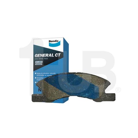 Bendix General CT brake pads with packaging on a white background