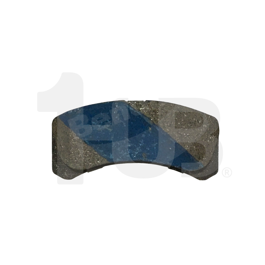 Brake pad with a clear background