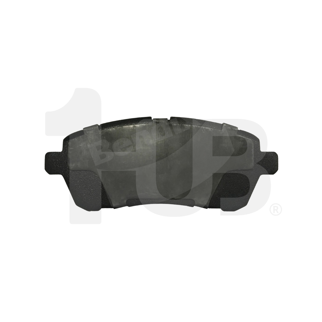 Brake pad with a clear background