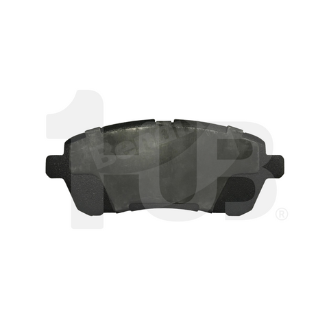 Brake pad with a clear background