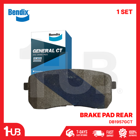BENDIX BRAKE PAD HYUNDAI GRAND STAREX , VERACRUZ 2007-21 REAR DB1957GCT ( 1 SET )