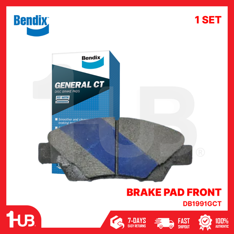 BENDIX BRAKE PAD HONDA CITY , JAZZ , MOBILIO 2014-22 FRONT DB1991GCT ( 1 SET )