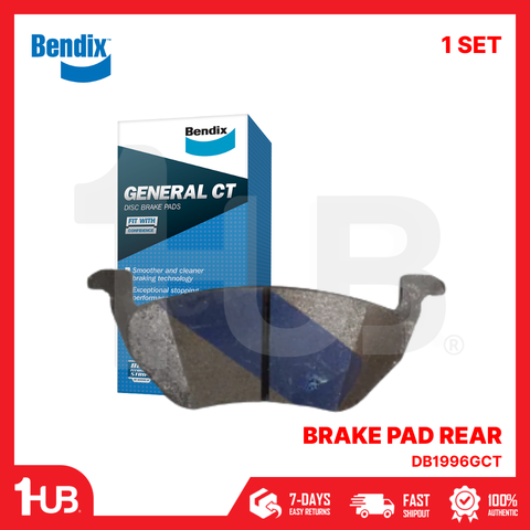 BENDIX BRAKE PAD FORD ESCAPE 2005-15 REAR DB1996GCT ( 1 SET )