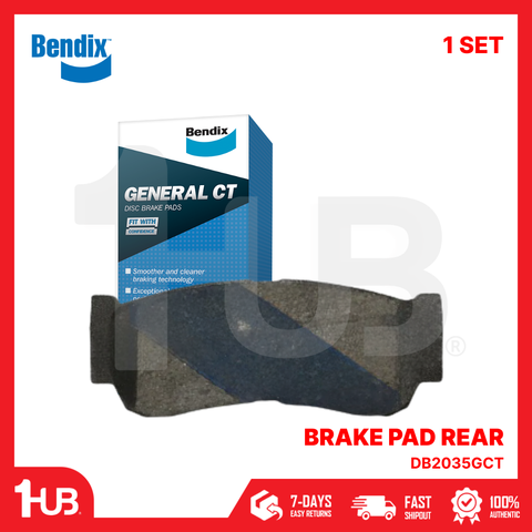 BENDIX BRAKE PAD HYUNDAI SANTA FE 2006-10 REAR DB2035GCT ( 1 SET )