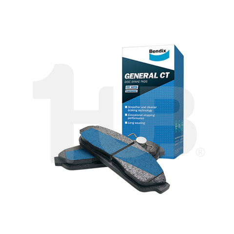 Bendix General CT brake pads with packaging on a white background