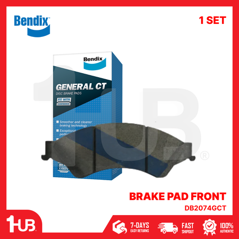 BENDIX BRAKE PAD FORD RANGER 2012-18 FRONT DB2074GCT ( 1 SET )