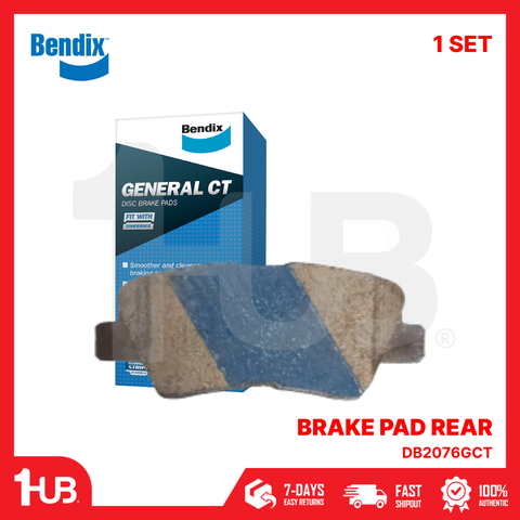 BENDIX BRAKE PAD HYUNDAI ACCENT 2012-21 REAR DB2076GCT ( 1 SET )
