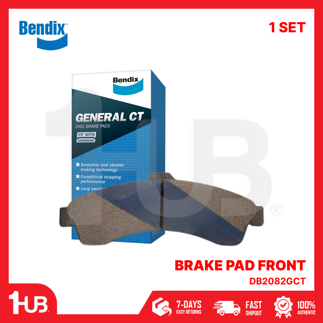 BENDIX BRAKE PAD CHEVROLET TRAILBLAZER , TRUCK 2002-07 FRONT DB2082GCT ( 1 SET )