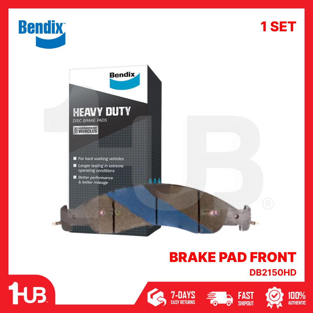 BENDIX BRAKE PAD FORD EXPEDITION EDDIE BAUER 2008-11 FRONT DB2150HD ( 1 SET )