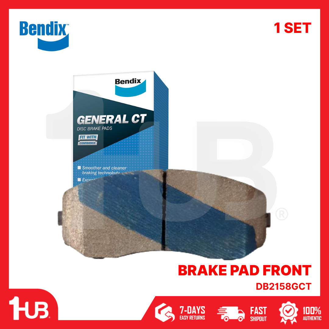 BENDIX BRAKE PAD MITSUBISHI CANTER FE8 3.0 2005-17 FRONT DB2158GCT ( 1 SET )