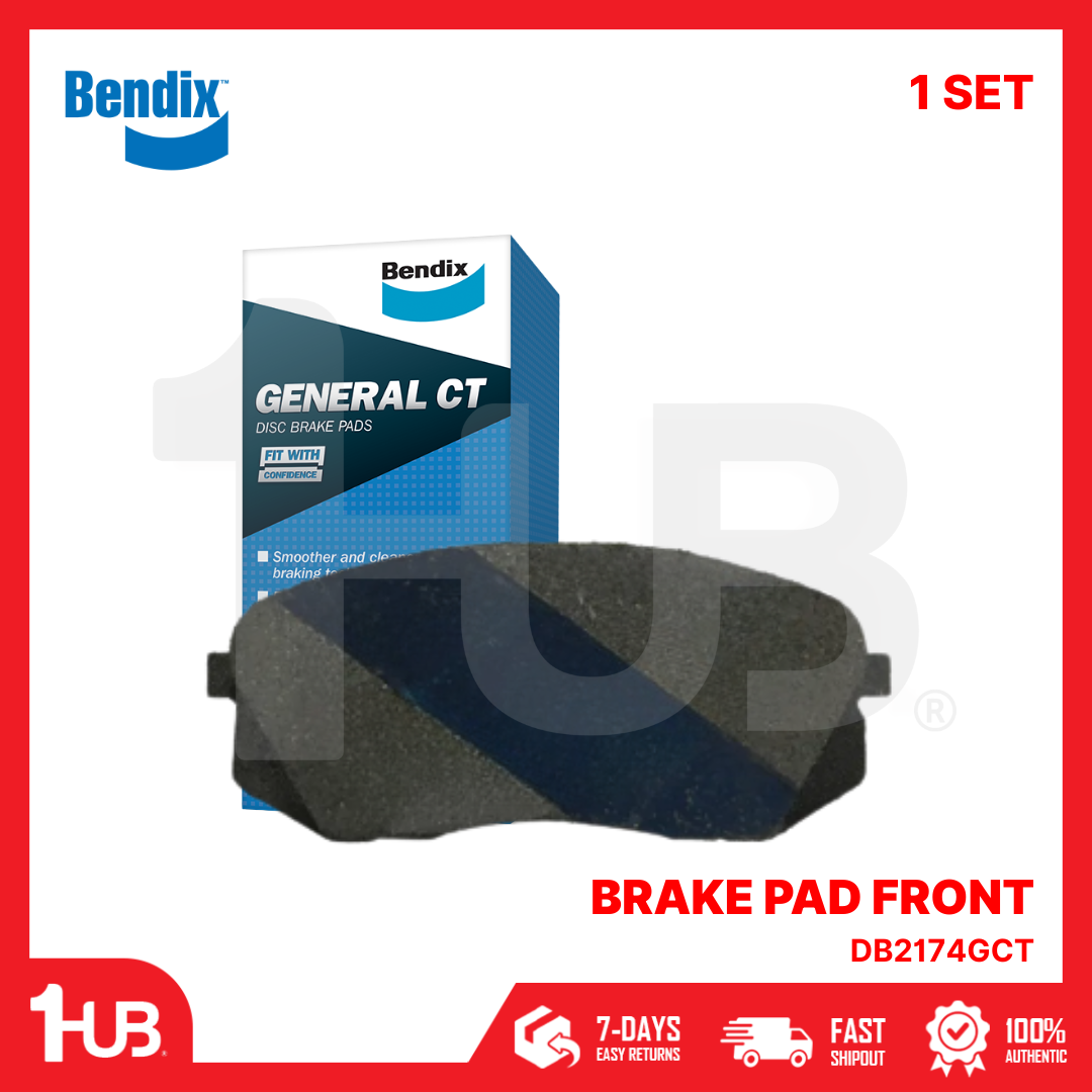 BENDIX BRAKE PAD KIA CARENS , SPORTAGE 4X4 2006-15 FRONT DB2174GCT ( 1 SET )