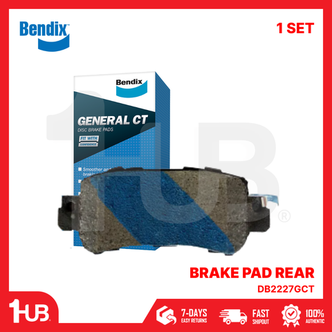 BENDIX BRAKE PAD MAZDA 2 SKYACTIV 2015-19 REAR DB2227GCT ( 1 SET )
