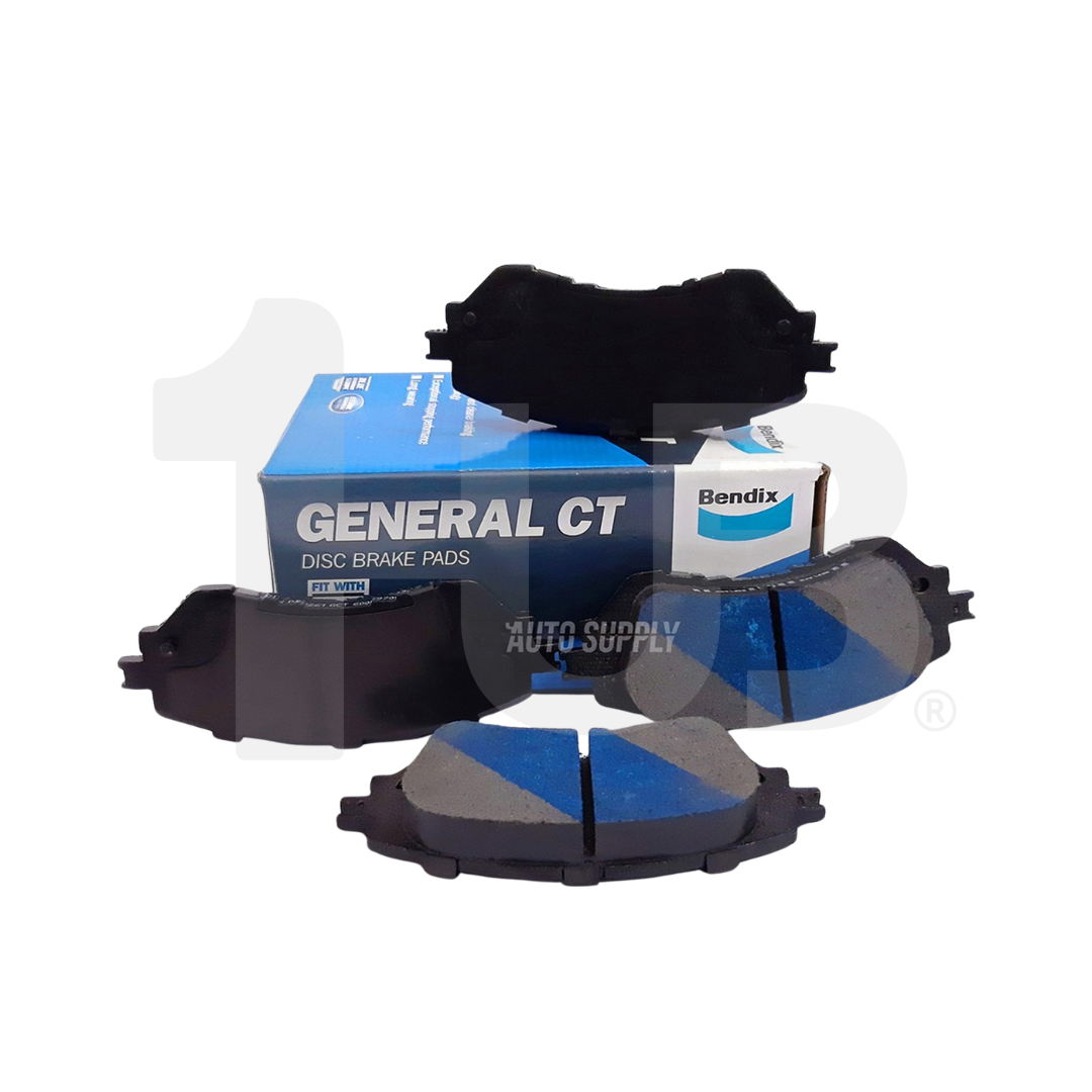 General CT disc brake pads with Bendix branding on a white background
