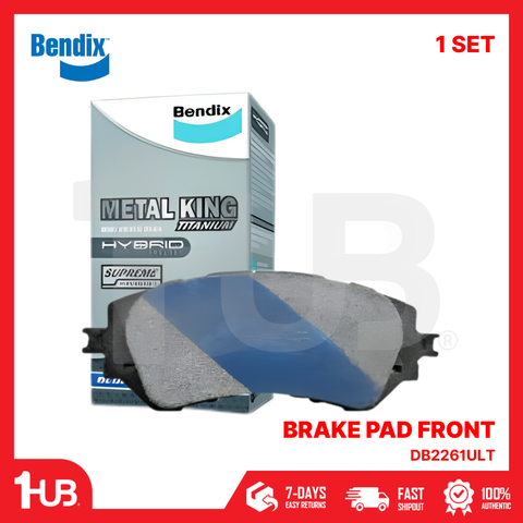 BENDIX BRAKE PAD TOYOTA VIOS , YARIS 2013-21 FRONT DB2261ULT ( 1 SET )