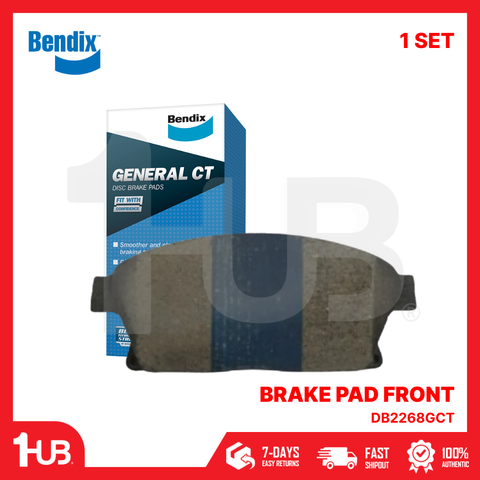 BENDIX BRAKE PAD CHEVROLET ORLANDO, TRAX 2012-18 FRONT DB2268GCT ( 1 SET )