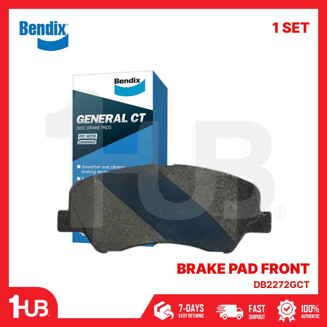 BENDIX BRAKE PAD HYUNDAI ACCENT 2012-21 / REINA 2019-21 FRONT DB2272GCT ( 1 SET )