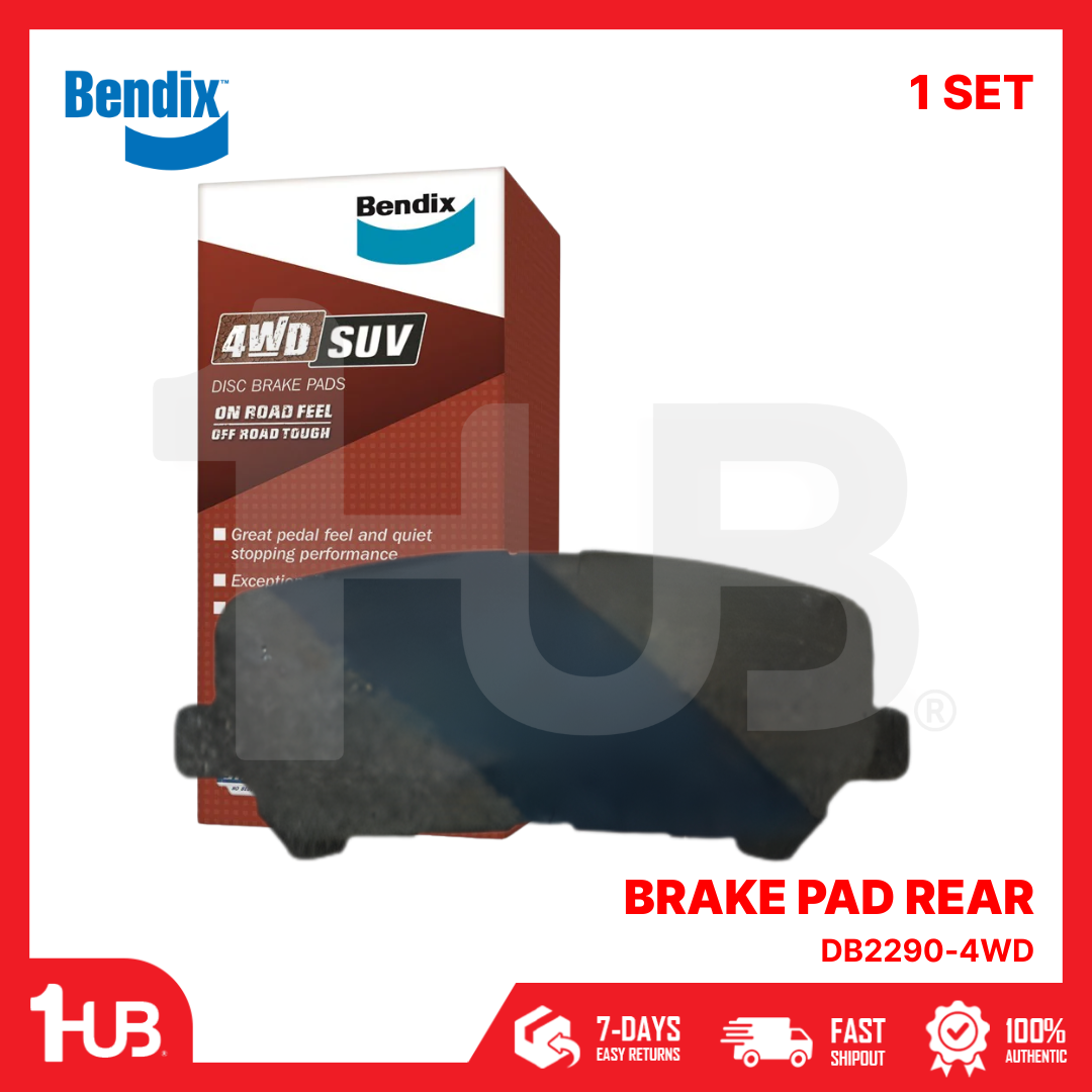 BENDIX BRAKE PAD CHEVROLET TRAILBLAZER 2013-21 REAR DB2290-4WD ( 1 SET )