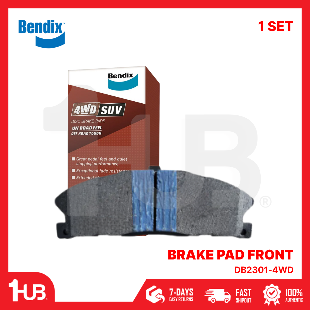 BENDIX BRAKE PAD FORD EXPLORER 2013-19 FRONT DB2301-4WD ( 1 SET )