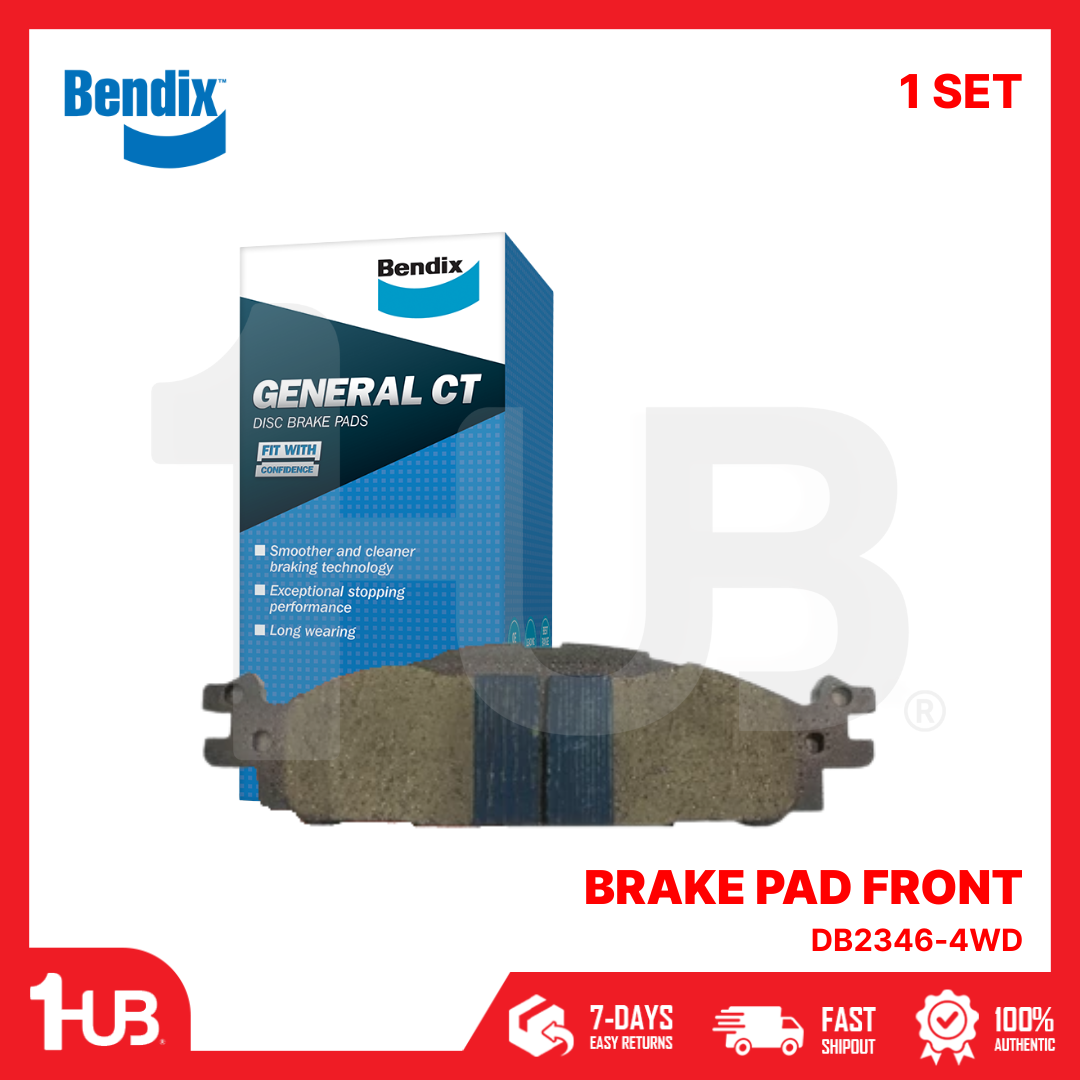 BENDIX BRAKE PAD FORD EXPLORER 2005-07 FRONT DB2346-4WD ( 1 SET )