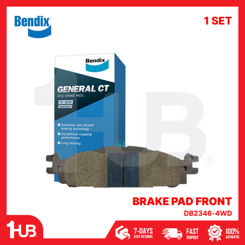 BENDIX BRAKE PAD FORD EXPLORER 2005-07 FRONT DB2346-4WD ( 1 SET )
