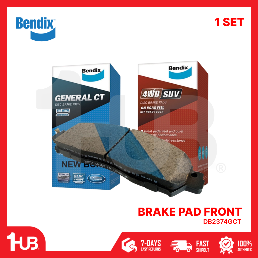 Bendix brake pads with packaging on a white background