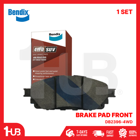 BENDIX BRAKE PAD TOYOTA INNOVA (NEW) 2016-22 FRONT DB2396-4WD ( 1 SET )