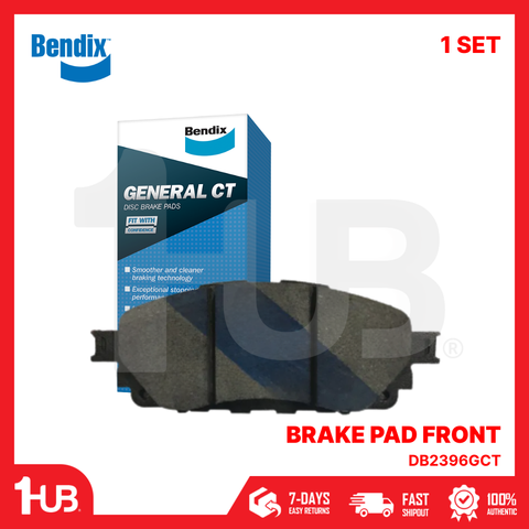 BENDIX BRAKE PAD TOYOTA INNOVA (NEW) 2016-22 FRONT DB2396GCT ( 1 SET )