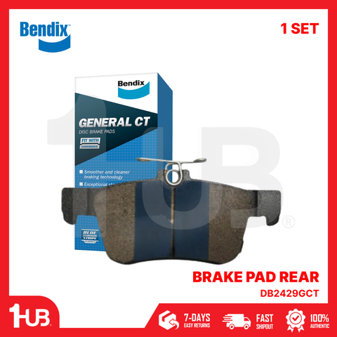 BENDIX BRAKE PAD HONDA CIVIC 2016-21 REAR DB2429GCT ( 1 SET )