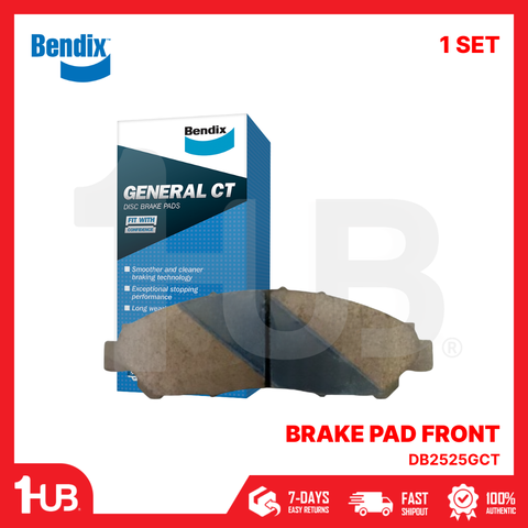 BENDIX BRAKE PAD TOYOTA HI-ACE NEW 2019-22 FRONT DB2525GCT ( 1 SET )