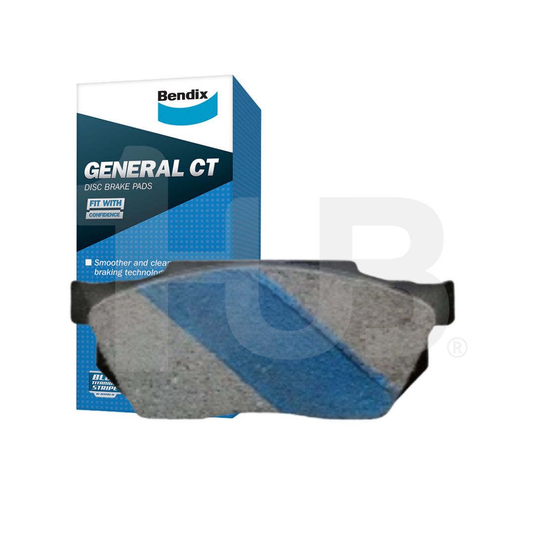 BENDIX BRAKE PAD HONDA CIVIC 1200 1990-92 / CITY 1997-02 WITH WEAR INDICATOR FRONT DB300GCT ( 1 SET )