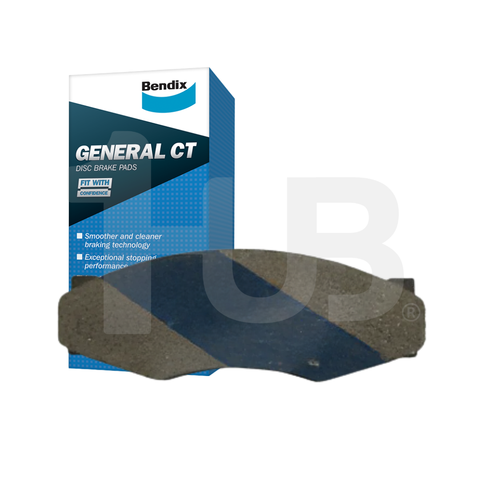BENDIX BRAKE PAD A127K NISSAN BIDA DIESEL , URVAN ESCAPADE 1988-97 / PATHFINDER , PICK-UP , FRONTIER 4X2 1989-00 / PICK-UP 720 , CABSTAR SUBIC 1983-94 DB340GCT ( 1 SET )