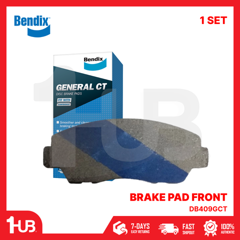 BENDIX BRAKE PAD A194WK MAZDA B2200 PICK-UP DIESEL 1988-99 / ANFRA 160G , DIESEL 1988-99 FRONT DB409GCT ( 1 SET )