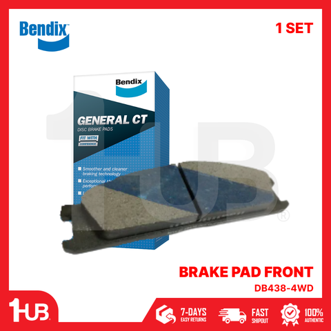 BENDIX BRAKE PAD NISSAN TERRANO 1992-96 / PICK-UP 1996-92 FRONT DB438-4WD ( 1 SET )