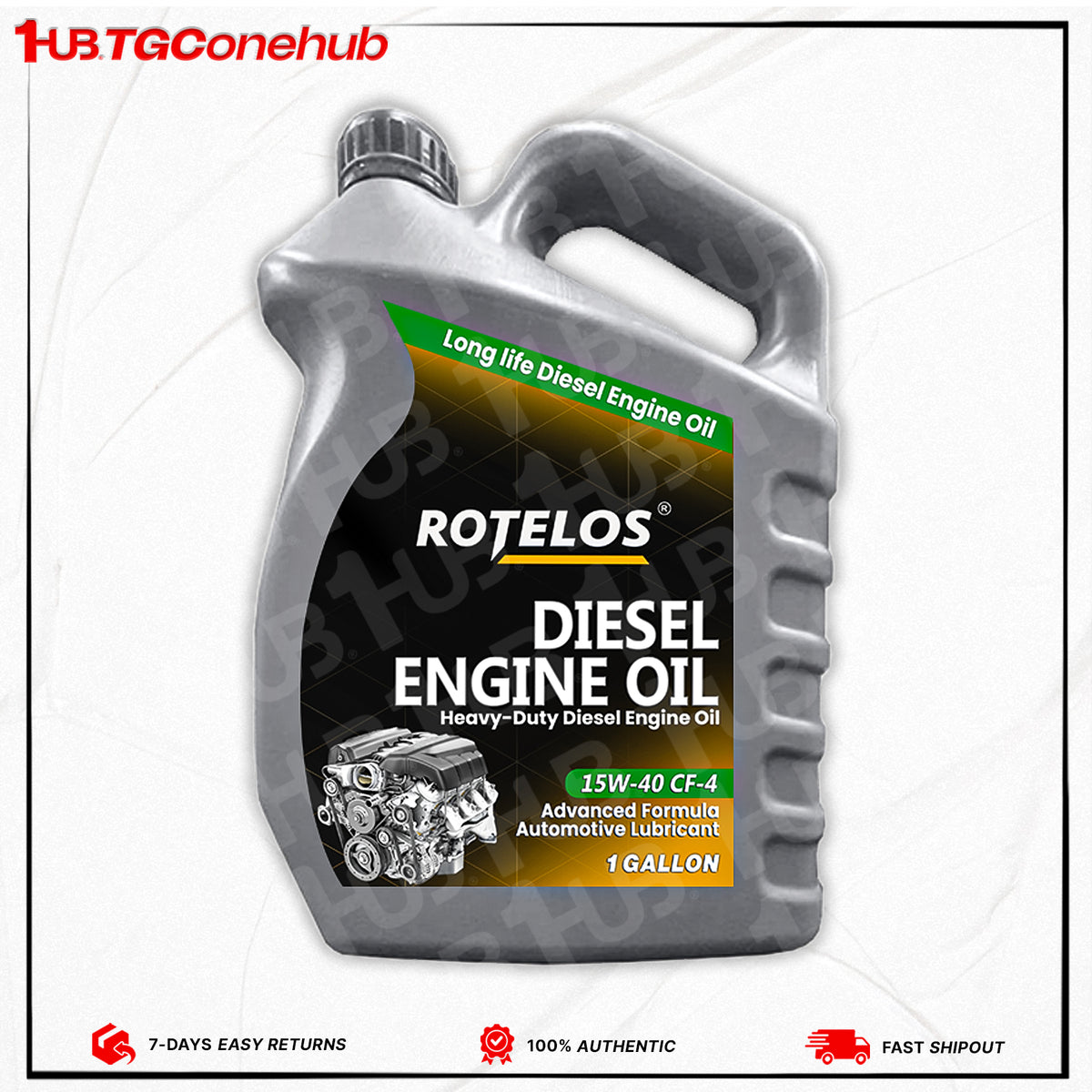 ROTELOS ENGINE OIL 15W 40 CF-4 4L